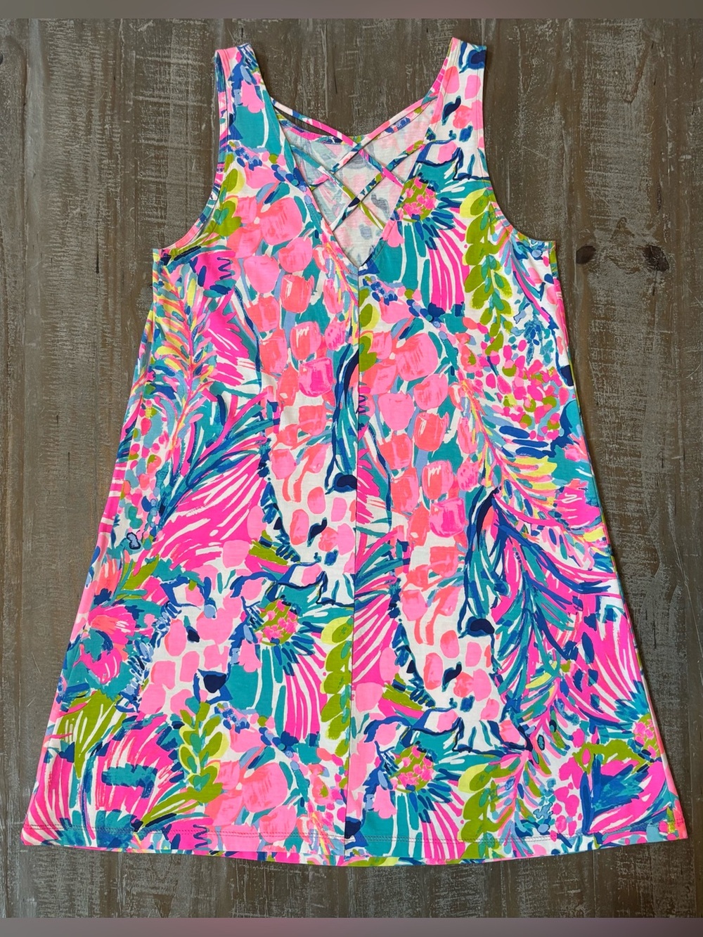 Lilly Pulitzer Kristen Dress in Gumbo Limbo Print size Small - Picture 2 of 7
